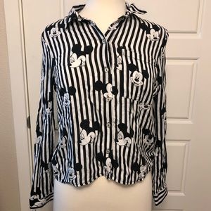 Mickey Mouse button down